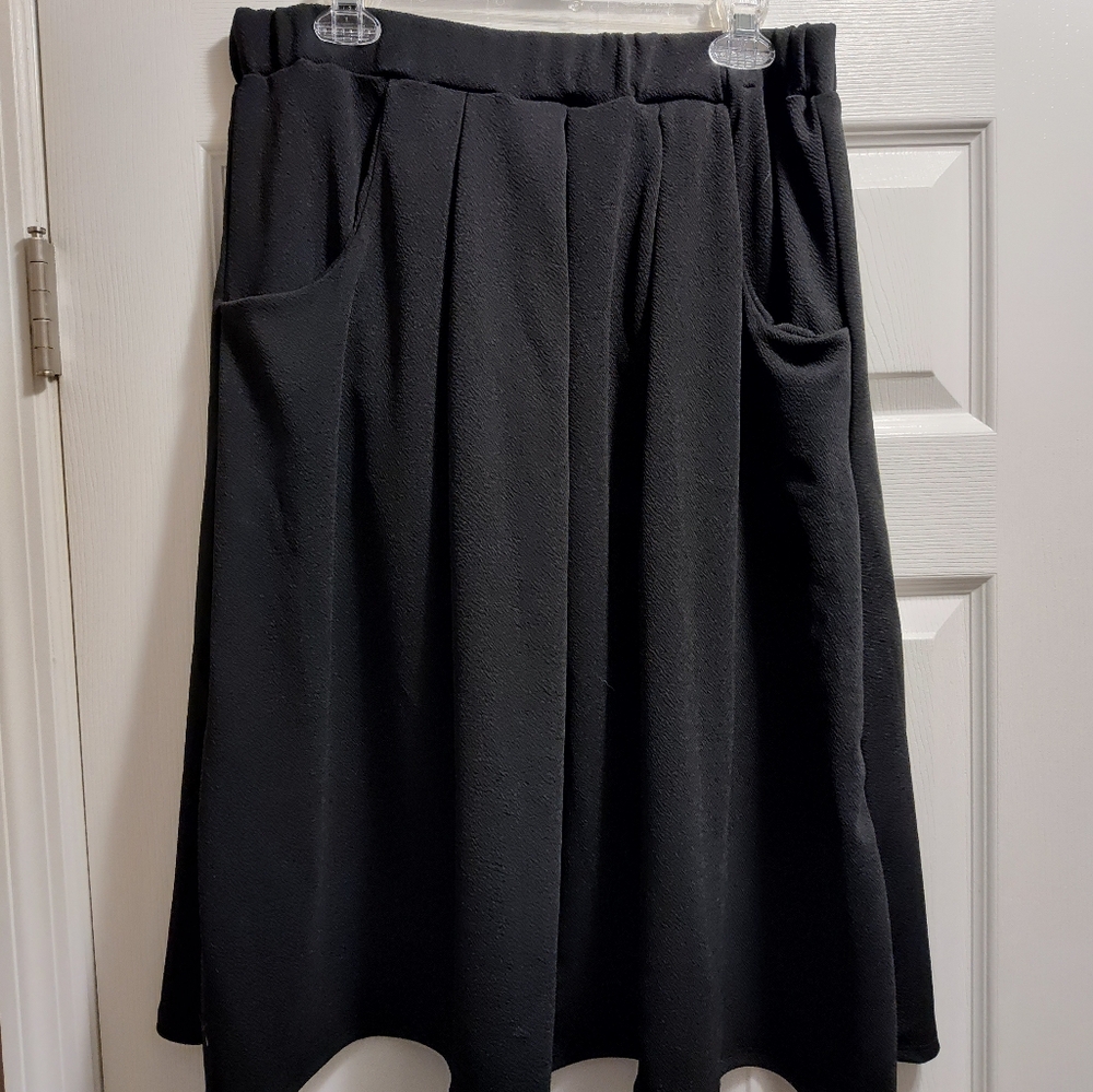 24seven Black Skirt 1x